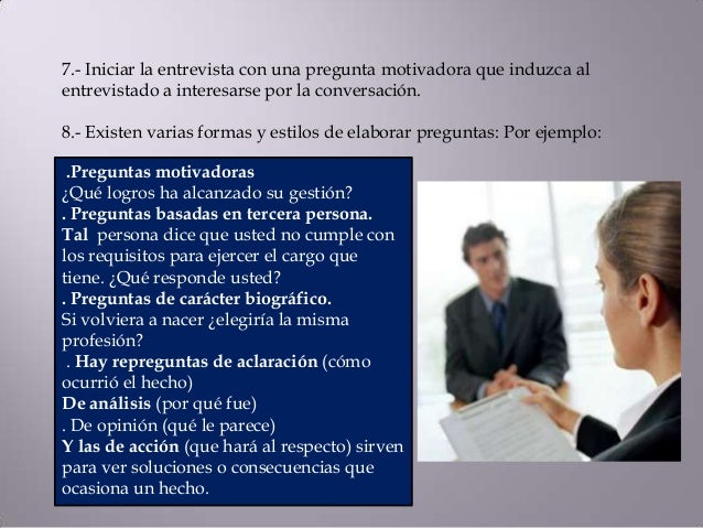 La entrevista