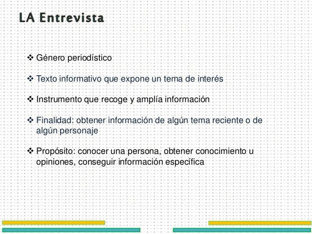 El Reporte de entrevista