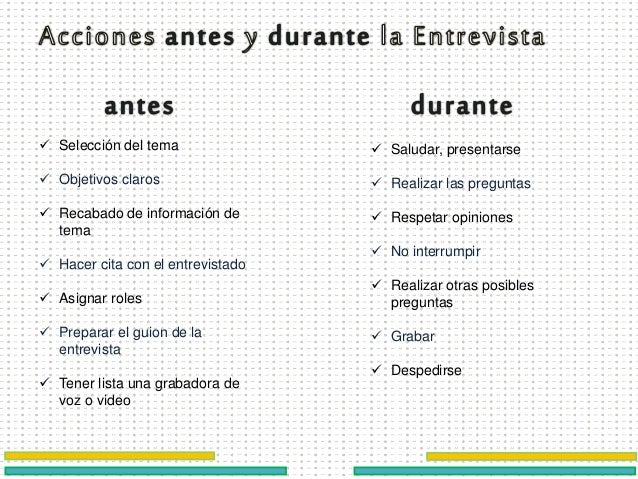 El Reporte de entrevista