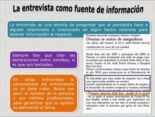 La entrevista como fuente de informacion
