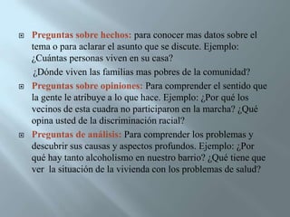 MODALIDADES DE ENTREVISTA 