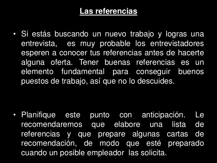 La entrevista de trabajo