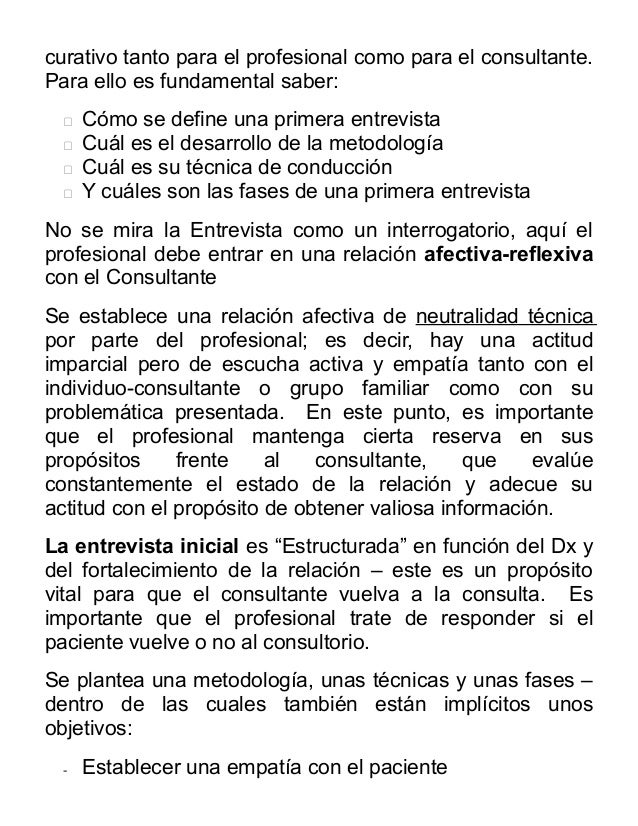 La entrevista en trabajo social La entrevista en trabajo social