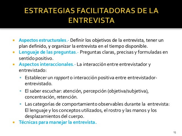 La entrevista interpretativa