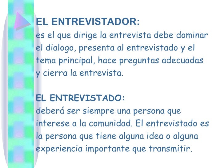 La Entrevista Presentacion