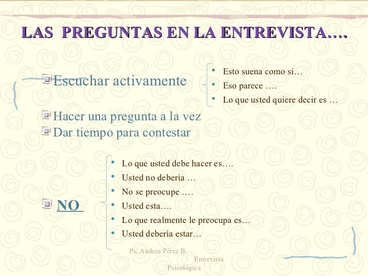 preguntas de entrevista a un psicologo la entrevista psicologica preguntas de entrevista a un psicologo la entrevista psicologica