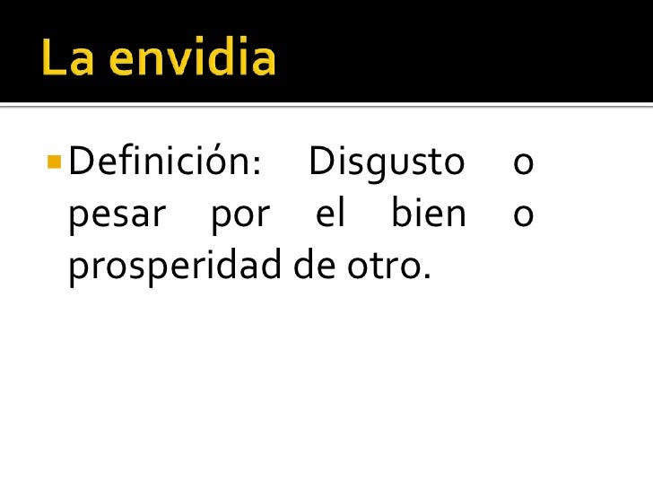 La envidia