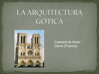 Catedral de Notre Dame (Francia) 