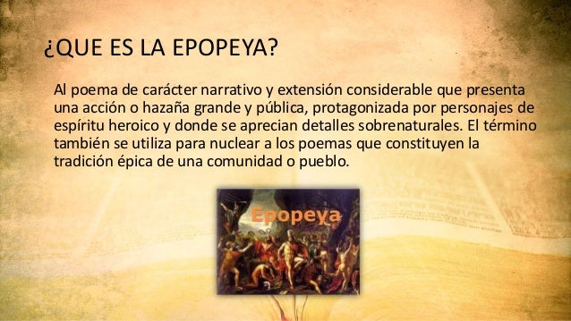 La Epopeya
