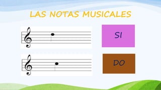 LAS NOTAS MUSICALES
DO
SI
 