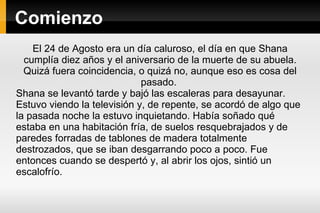 Es una chica de diez años de pelo castaño oscuro y ojos marrones verdosos con una flor de color amarillento en el iris. Tiene los labios de un color rosa intenso y la cara pálida. 