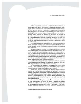 La escritura como estímulo