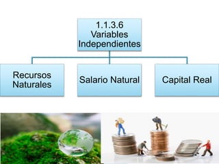 1.1.3.6
Variables
Independientes
Recursos
Naturales
Salario Natural Capital Real
 