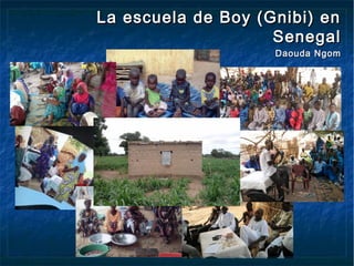 La escuela de Boy (Gnibi) en
Senegal

Daouda Ngom

 