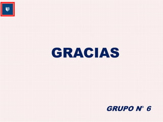 GRACIAS 
GRUPO N° 6 
