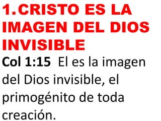 La esencia divina de jesucristo | PPT