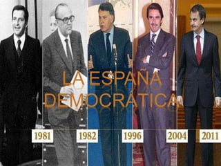LA ESPAÑA
DEMOCRÁTICA
 