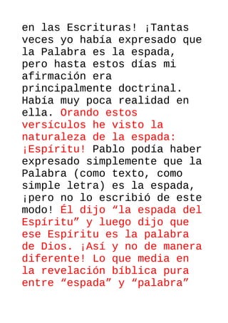 La espada del espiritu q es la palabra de dios | ODT