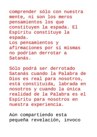 La espada del espiritu q es la palabra de dios | ODT
