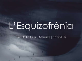 L’Esquizofrènia
 Pol De La Cruz - Sánchez | 1r BAT B
 