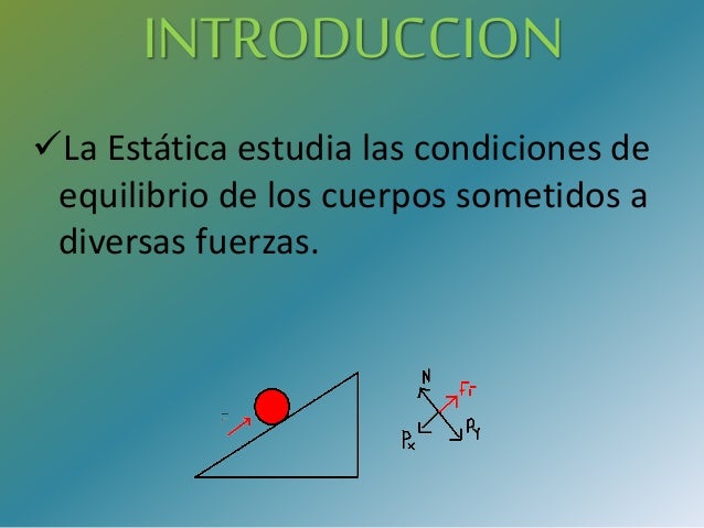 La estatica