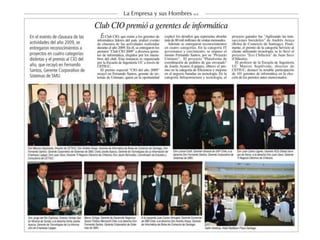 Prmición Club CIO 2009 (Diario La Estrategia)