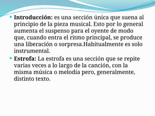 La Estructura de una canción Presentación de sus partes.pptx