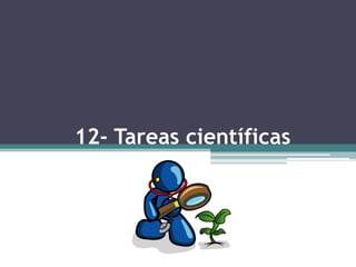 12- Tareas científicas
 