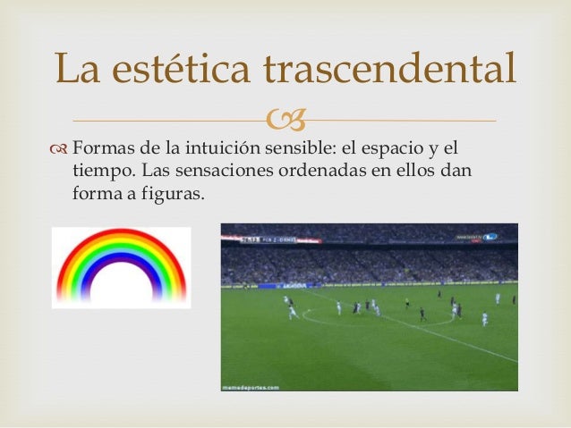 Resultado de imagen para estetica trascendental
