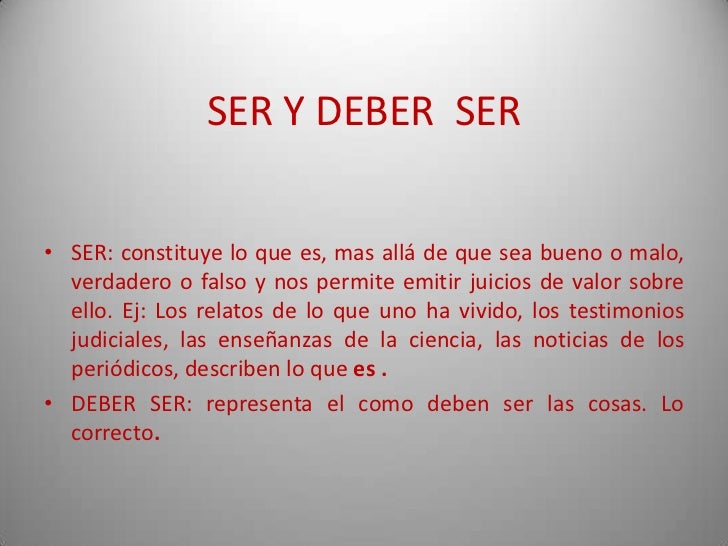 La etica y la moral
