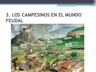 3. LOS CAMPESINOS EN EL MUNDO
FEUDAL
 