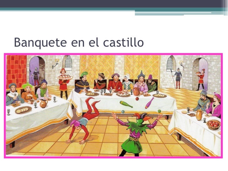 Resultado de imagen de los SEÑORES  en la edad media CELEBRANDO BANQUETES