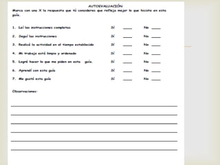 La evaluación dentro de la guía didáctica