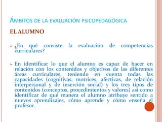 La EvaluacióN PsicopedagóGica