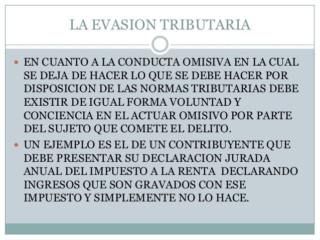 Omisiva ejemplo