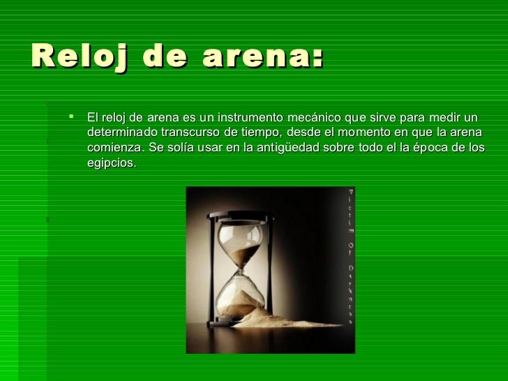 Quien Invento El Reloj De Arena
