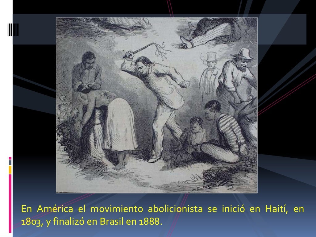 La evolucion de la esclavitud