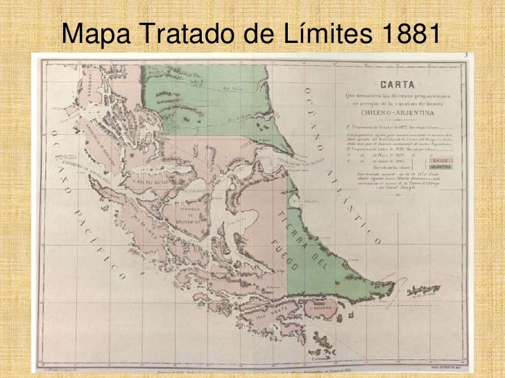 Resultado de imagen para el tratado de limites entre chile y argentina