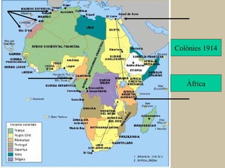 Colònies 1914 Àfrica 