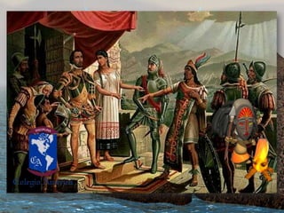 El trato de Cortés con Moctezuma no fueparejo, lo apresóparausarlocomorehén en caso de un supuestolevantamiento