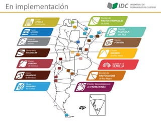 La experiencia prosap en iniciativas de desarrollo de clusters