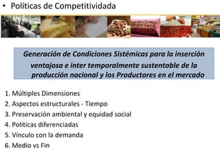 La experiencia prosap en iniciativas de desarrollo de clusters