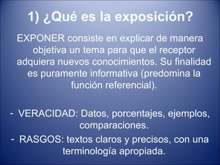La exposición | PPT