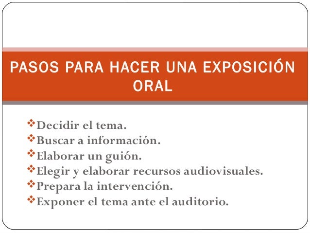 La exposición