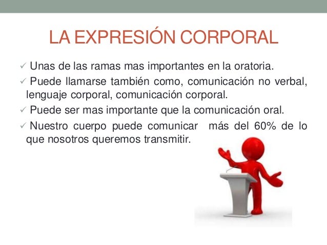 La expresión corporal