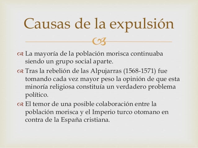 La expulsión de los moriscos