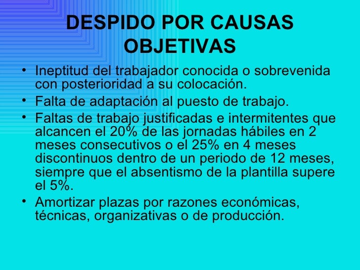 La extinción del contrato de trabajo