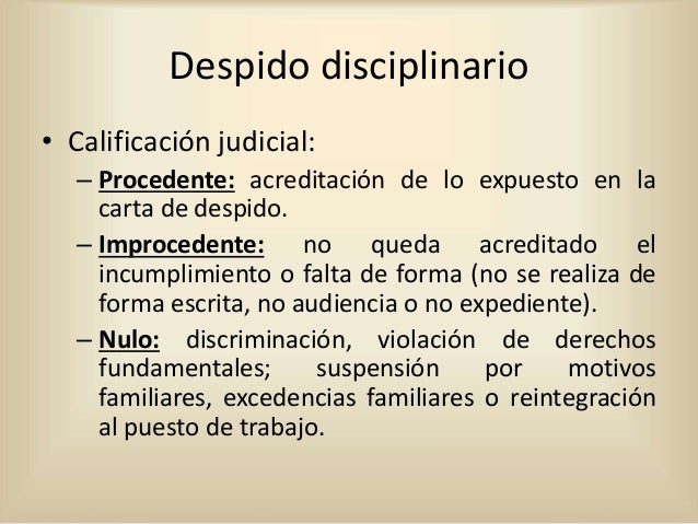 La extinción del contrato de trabajo