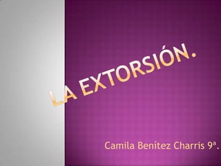 Camila Benítez Charris 9ª.

 