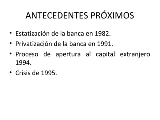 La extranjerización de la banca mexicana. Exposición Héctor Tovar | PPT
